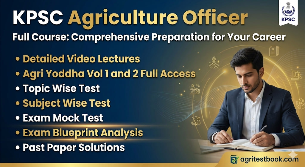 Target KPSC Agriculture Officer 2025: The 100% Selection Batch (Full Course)