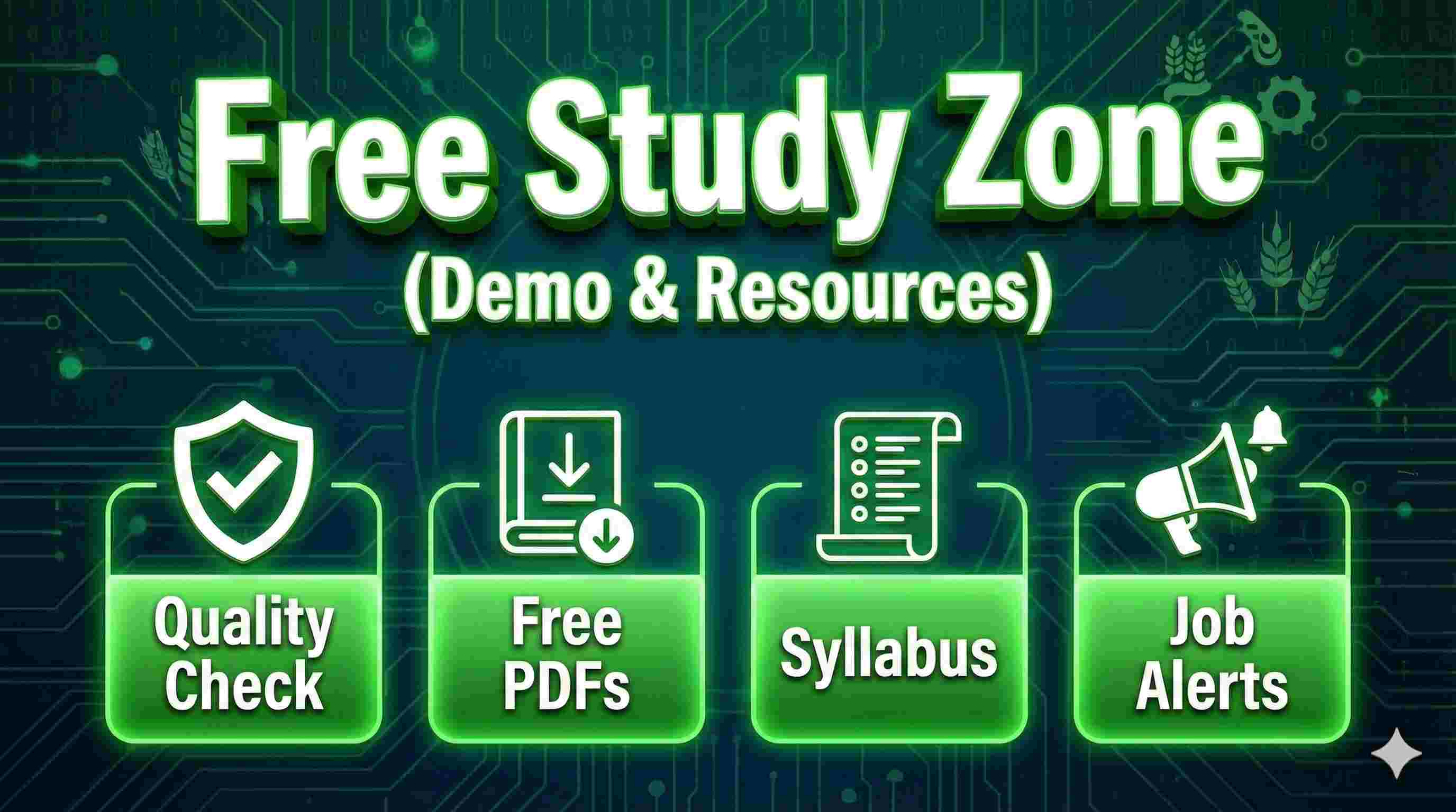Free Study Zone (Demo & Resources) (Quality Check | Free PDFs | Syllabus | Job Alerts)