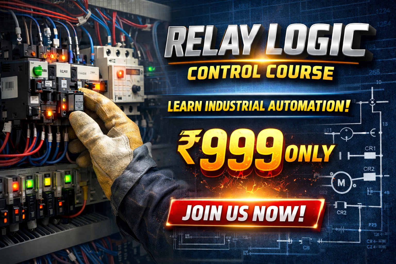 Relay Logic Control Course – Complete Practical Training