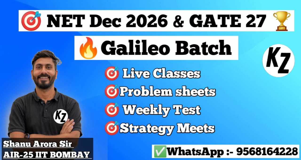 NET DEC 2026 & GATE-27 : Galileo Batch