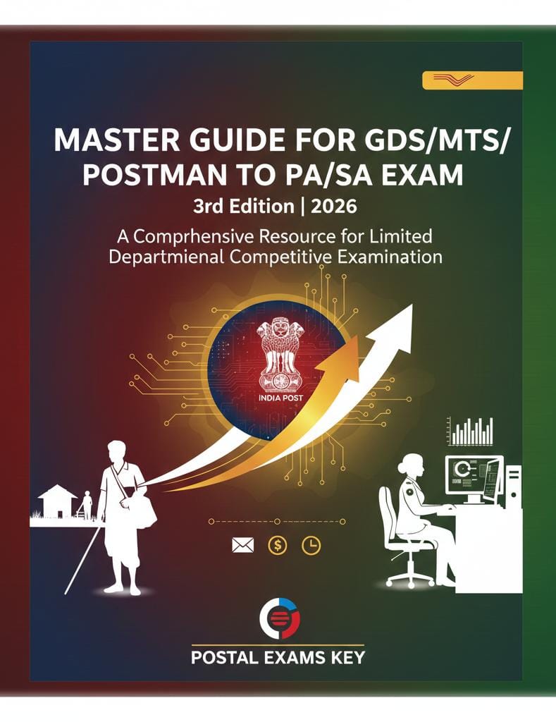 BOOK GDS/MTS/POSTMAN  TO PA/SA  EXAM 