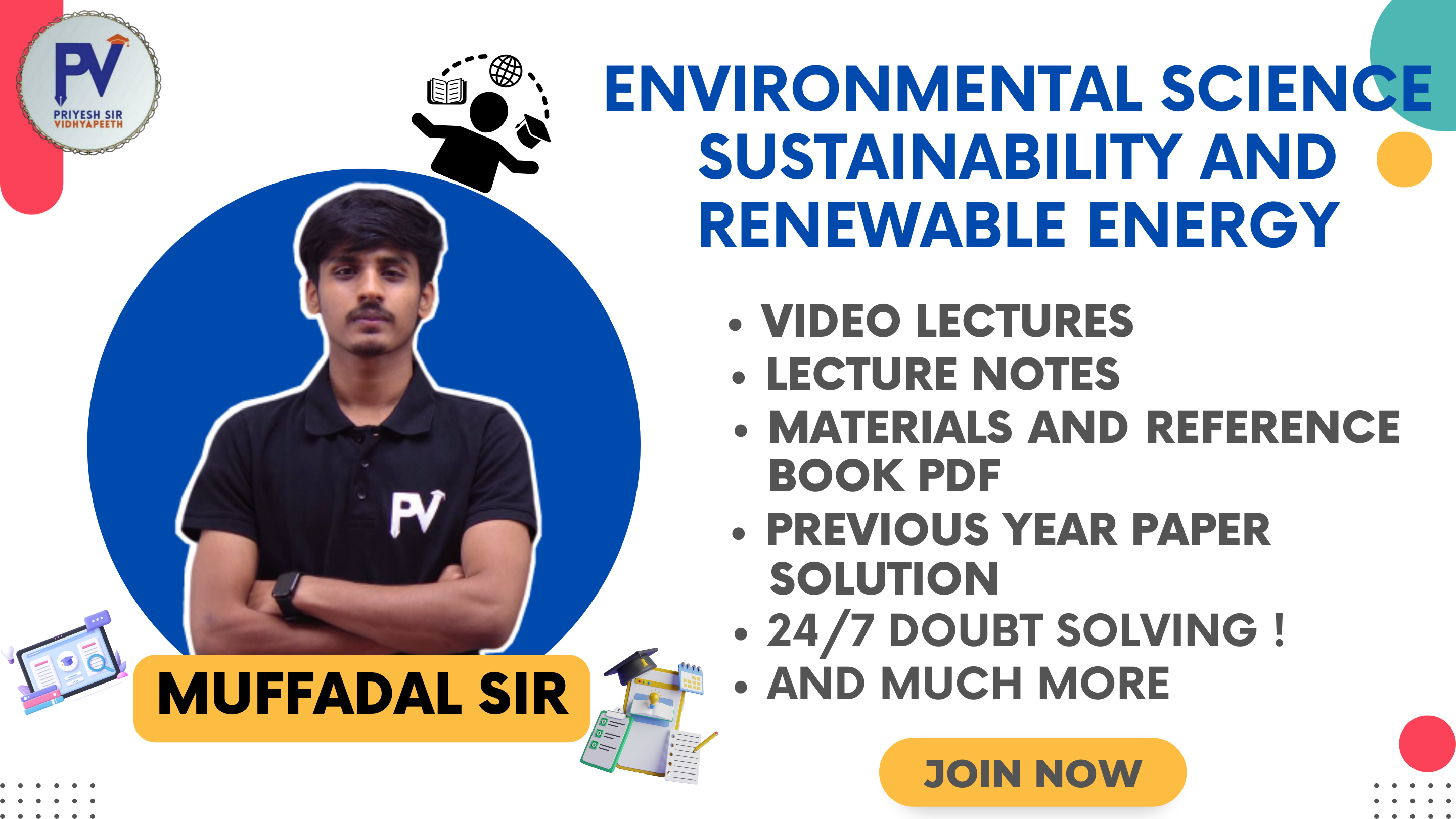 Environmental Science, Sustainability and Renewable Energy Video Course With Material [4th SEM All Branch 2025 GTU]