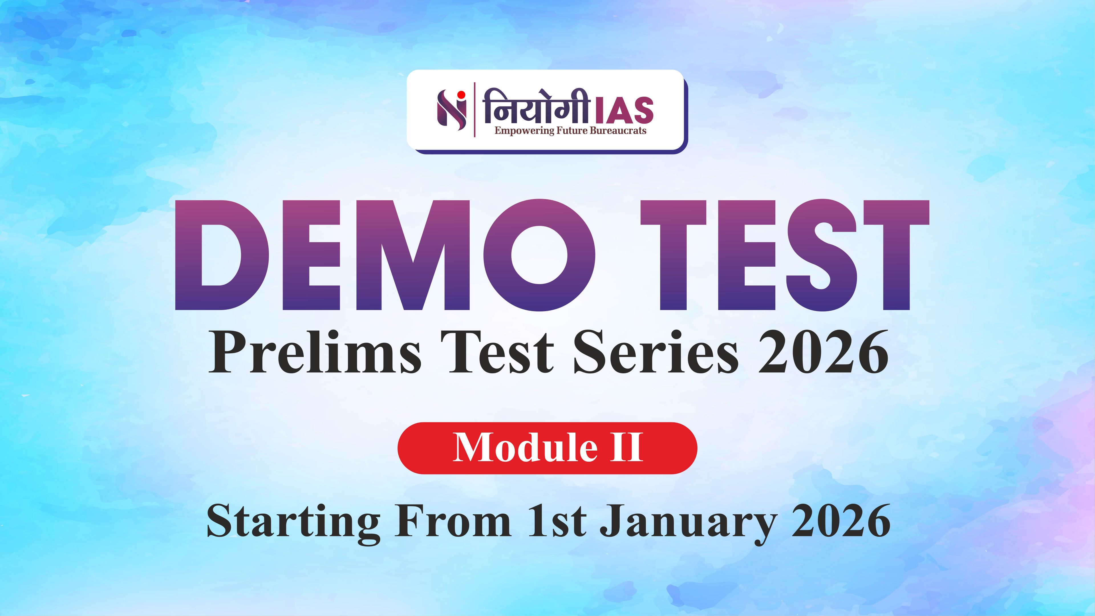 DEMO TEST (Module 2)