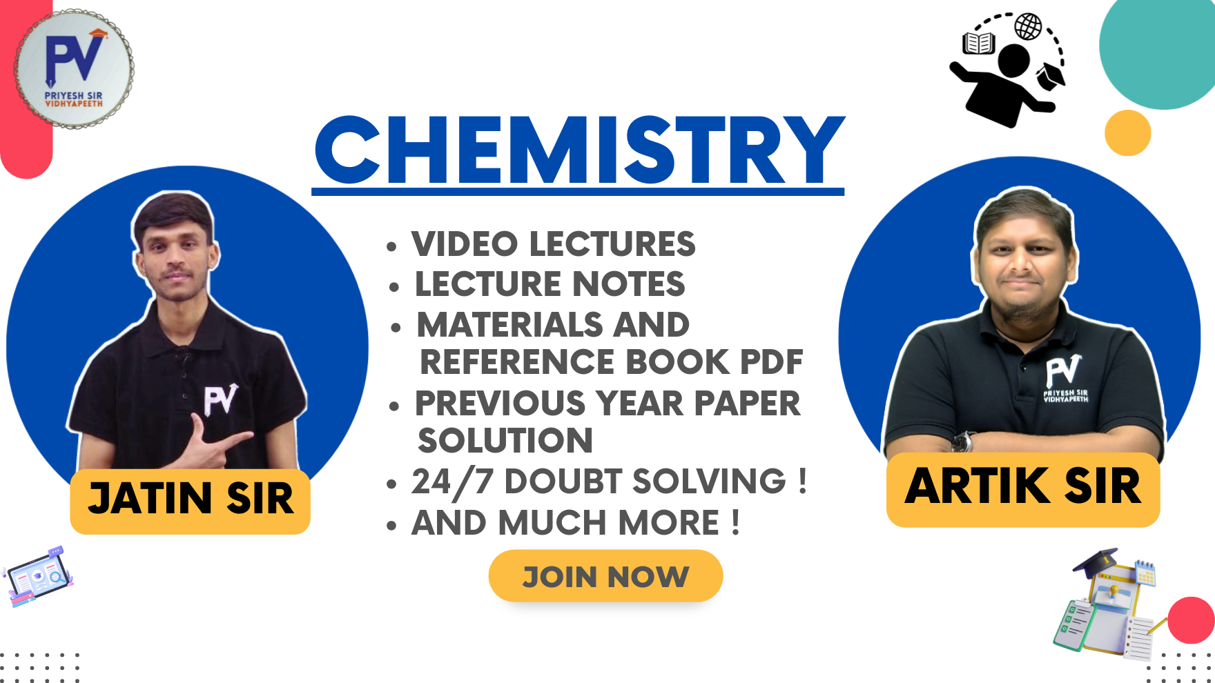 CHEMISTRY VIDEO COURSE WITH MATERIAL - 1ST YEAR DEGREE