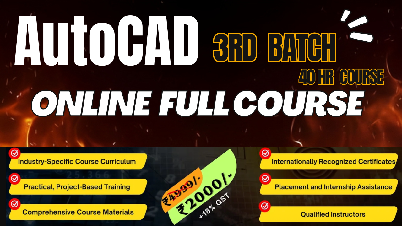 AutoCAD 3rd Batch
