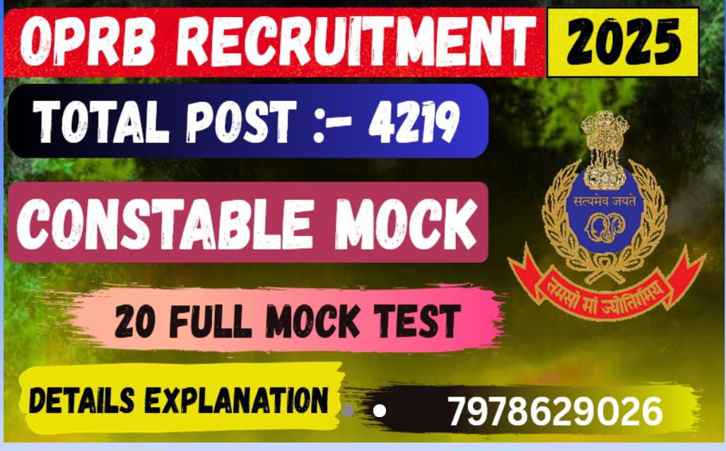OP CIVIL CONSTABLE 20 FULL MOCK