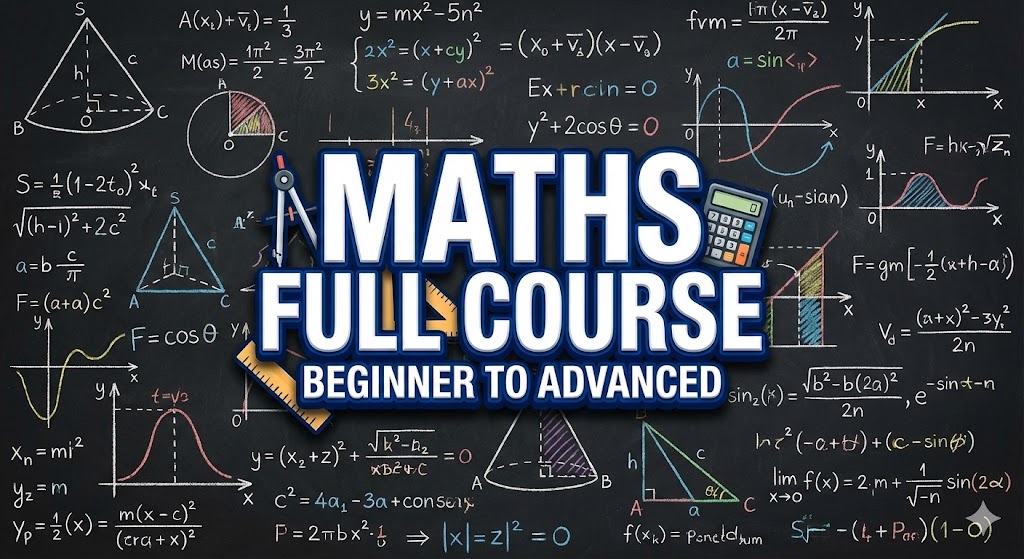MATHS FULL COURSE ( TELUGU & ENGLISH )