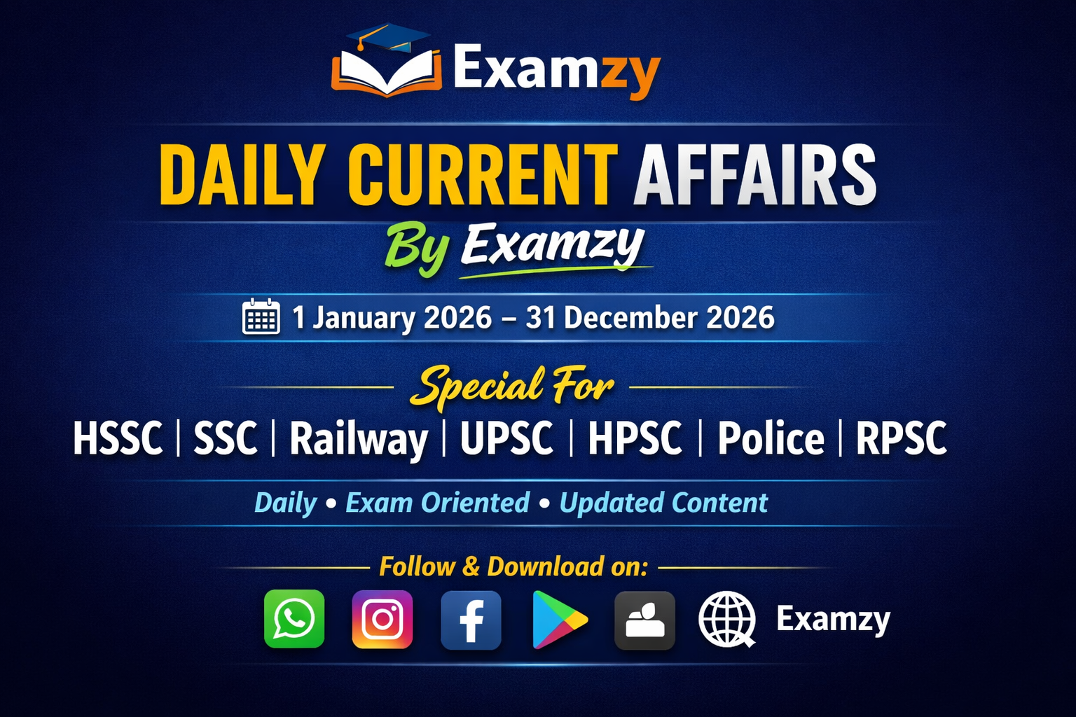 National Current Affairs Jan 2026 to Dec 2026
