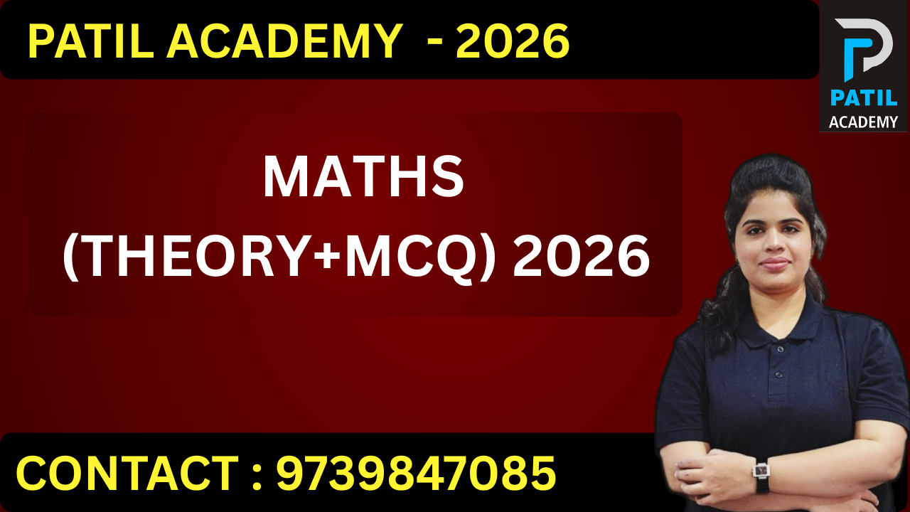 MATHS (THEORY + MCQ) - 2026