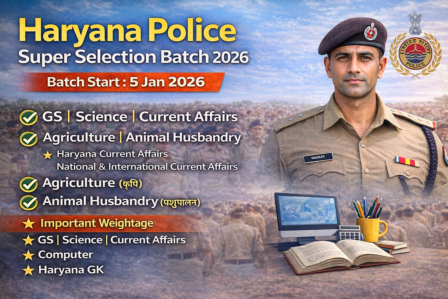 Haryana Police Super Selection Batch
