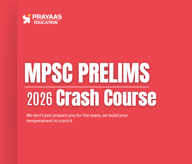 MPSC PRELIMS 2026 CRASH COURSE