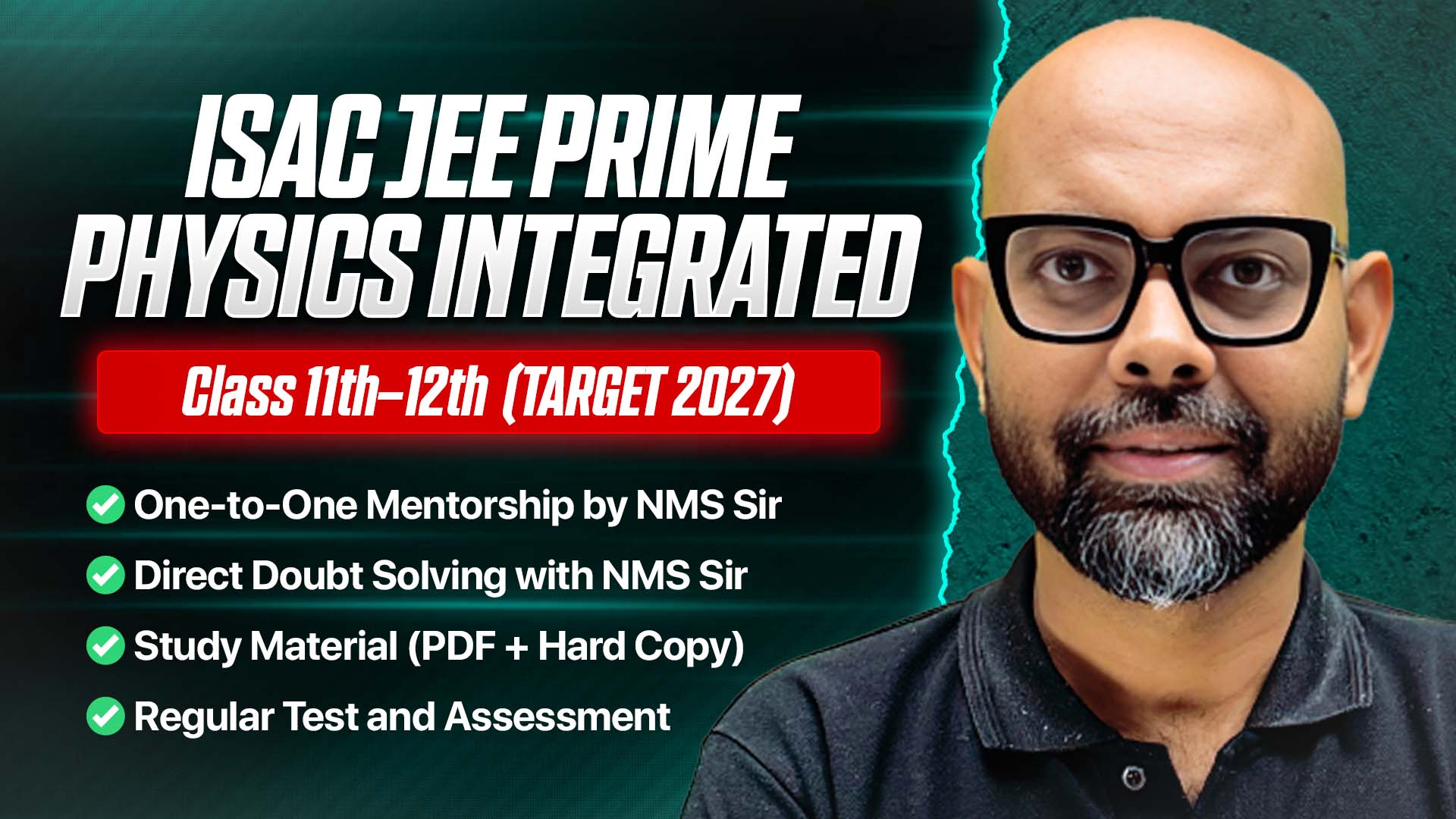 📘 ISAC JEE Prime Physics Integrated Course (11th–12th) TARGET 2027