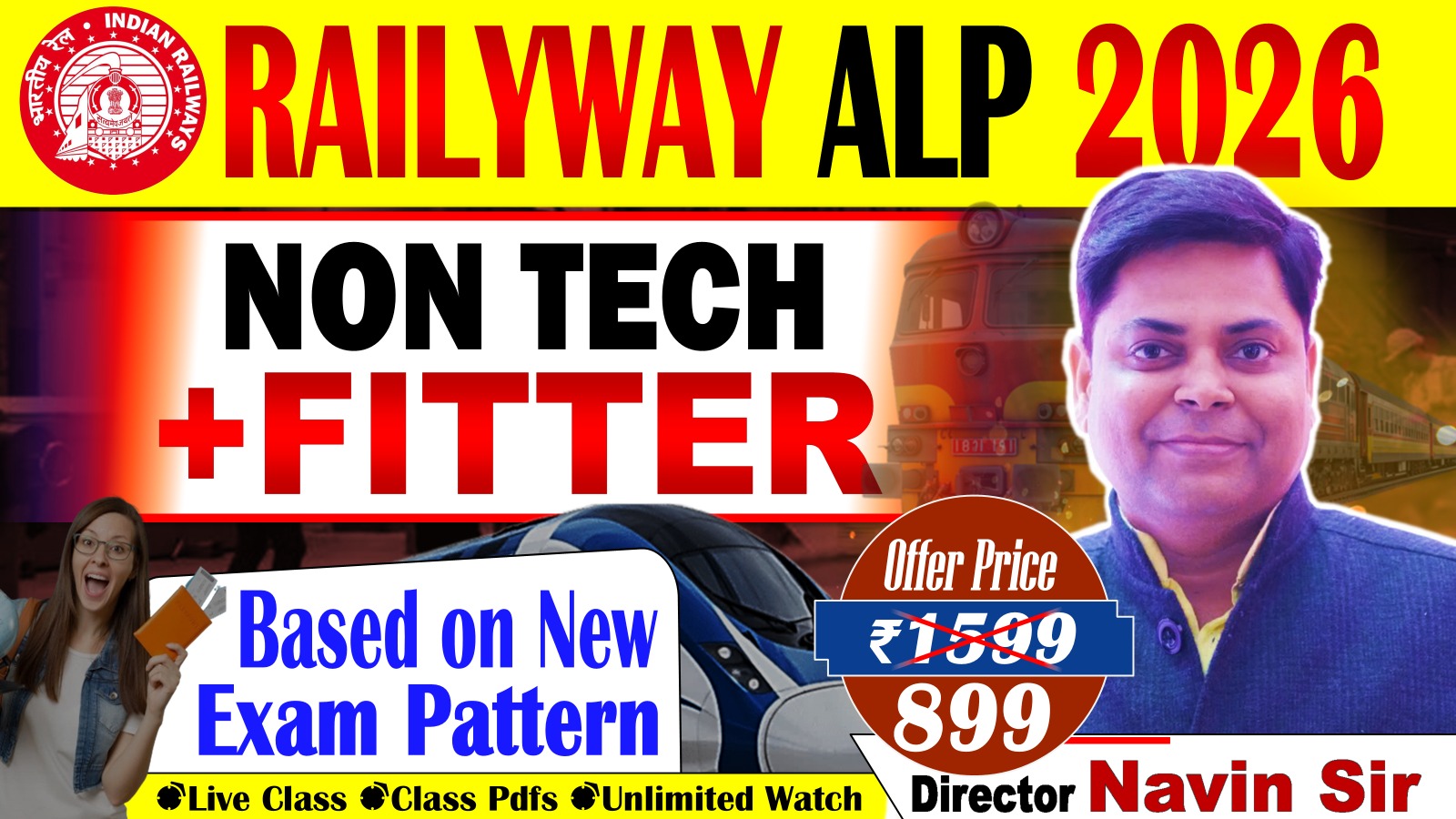 FITTER TRADE WITH NON TECH TARGET BATCH FOR RAILWAY 2026