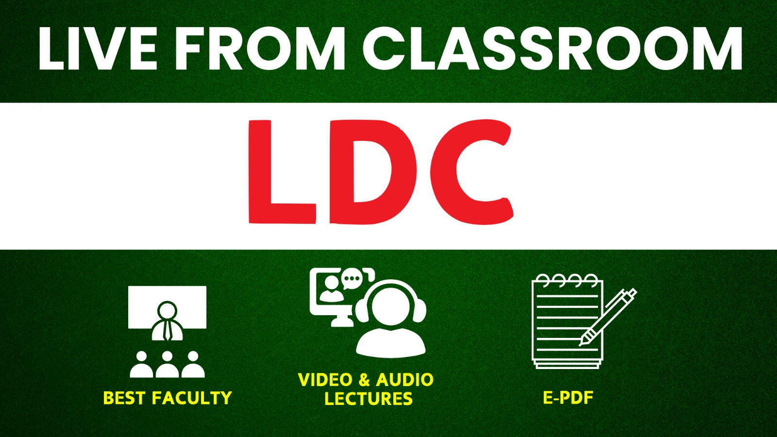 LDC (RSMSSB)(2026) (Classroom Live) Full Course