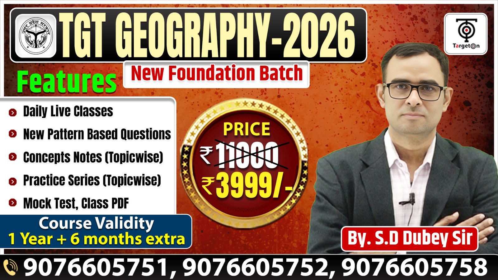 TGT Geography 2026 - New Foundation Batch