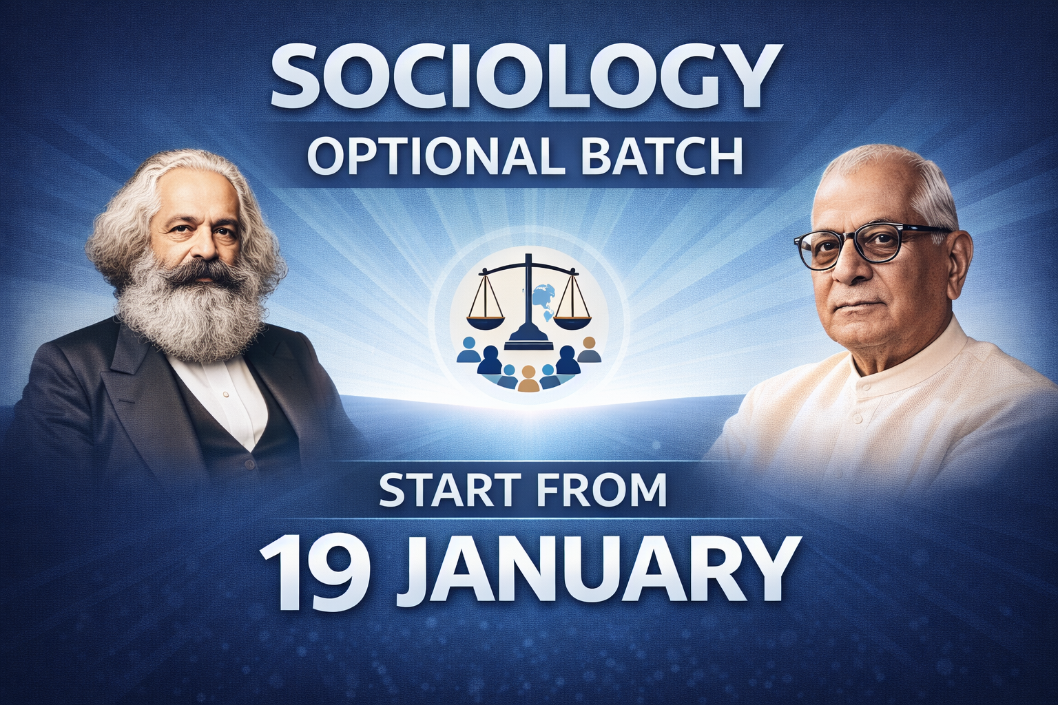 SOCIOLOGY OPTIONAL BATCH (PAPER I + PAPER II)