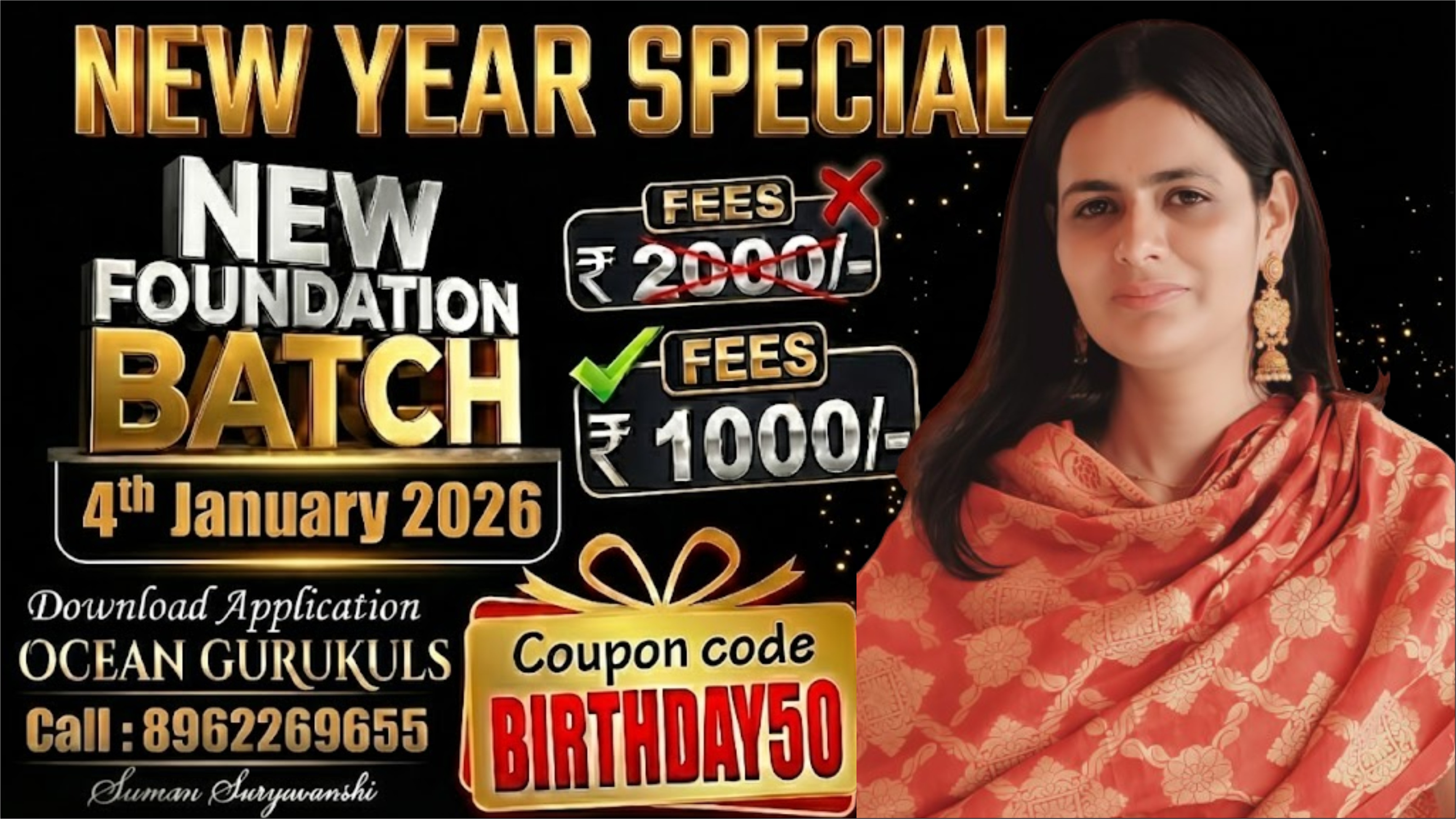 NEW COMPLETE ENGLISH FOUNDATION LIVE BATCH(4th Jan 2026)