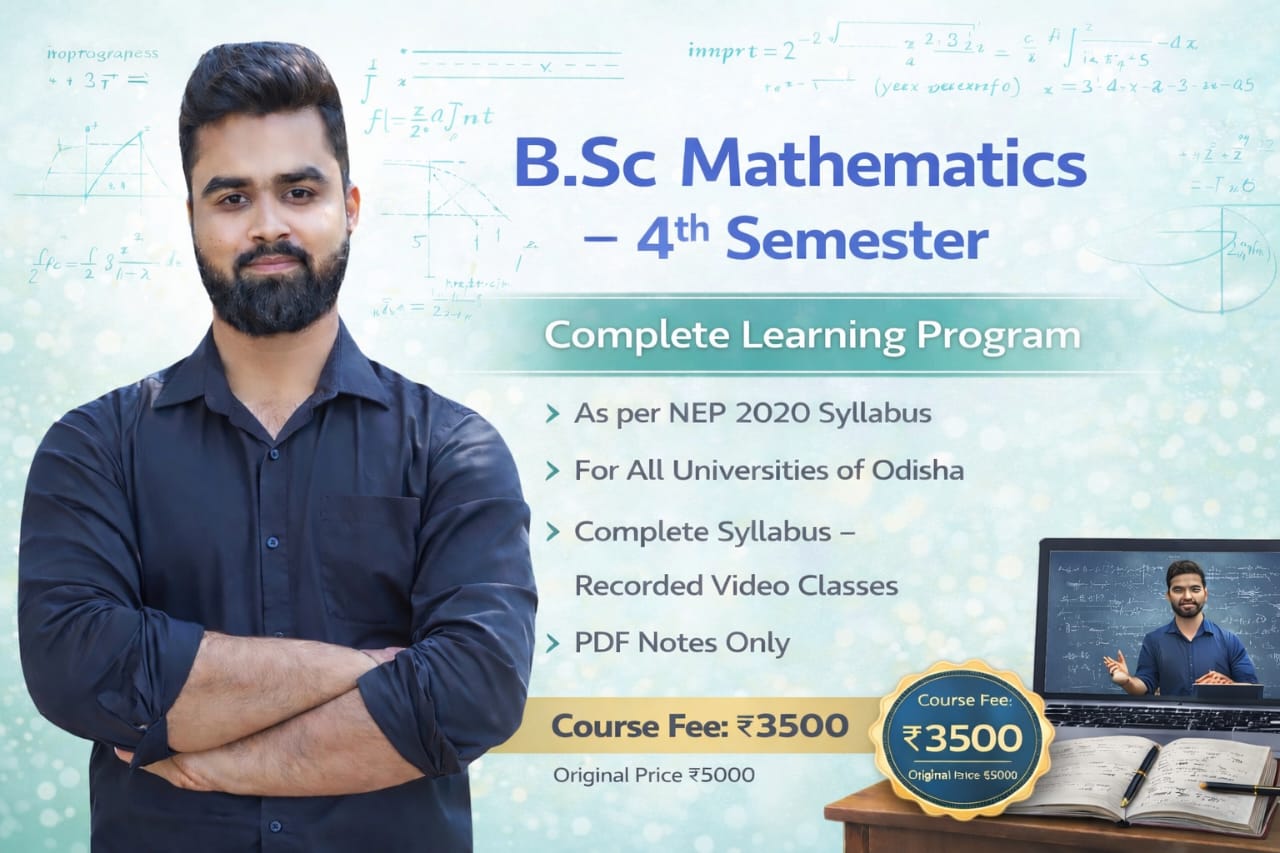 4TH SEM( LIVE+RECORDED VIDEO + PDF NOTES)-2024-28