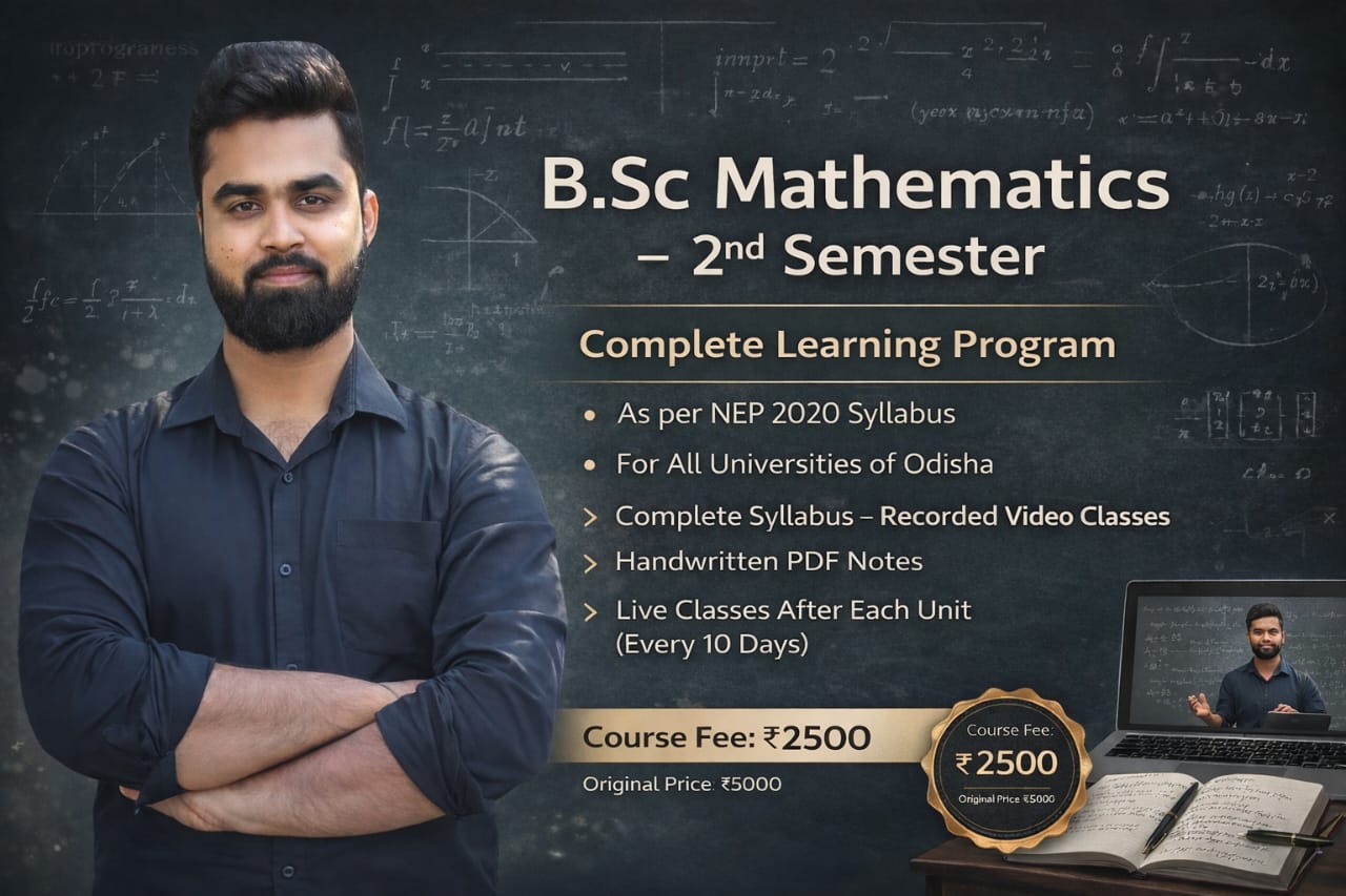 2ND SEM (RECORDED VIDEO CLASS + PDF NOTES + LIVE)-2025-29