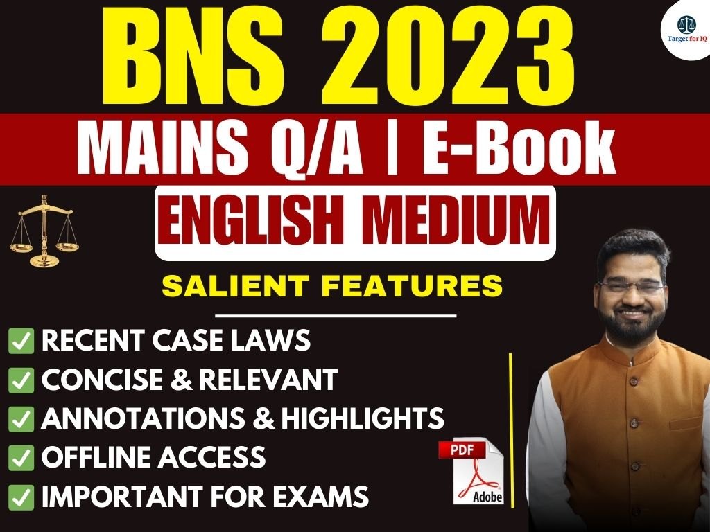 BNS 2023 Mains Question / Answers | English | E-Book
