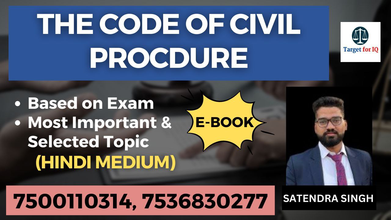 CPC 1908 | Code of Civil Procedure | Notes | Handwritten | Hindi