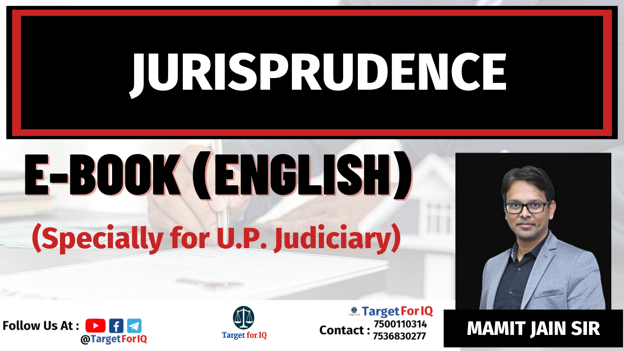 Jurisprudence ( English _Medium E-Book) By Mamit Jain
