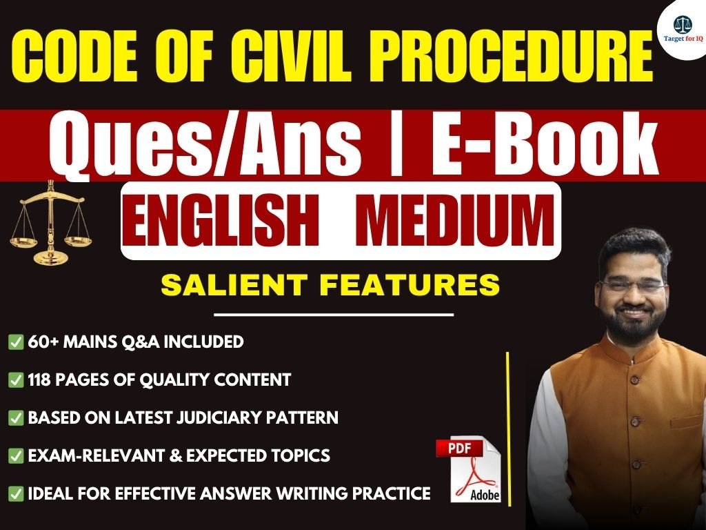 Code of Civil Procedure, 1908 | CPC | Mains | Questions & Answers | E-Book | English