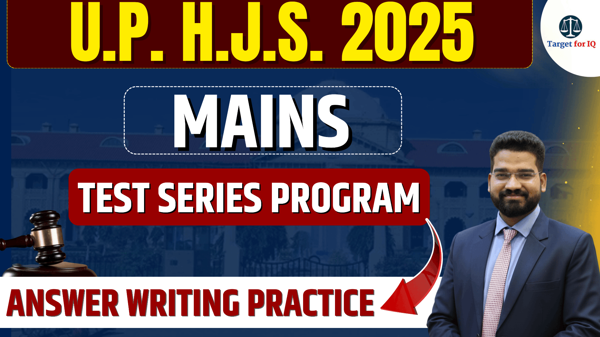 UP HJS | Mains Test Series Programme 2026