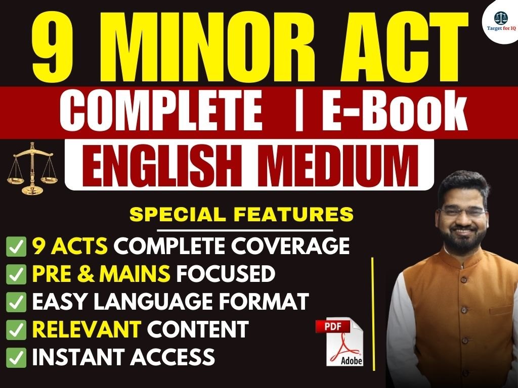 9 Minor Act | Complete E-Book | English Medium