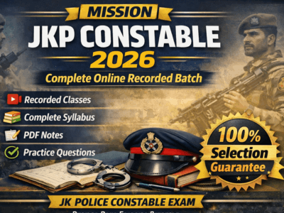 JKP Constable – Complete Course 2026