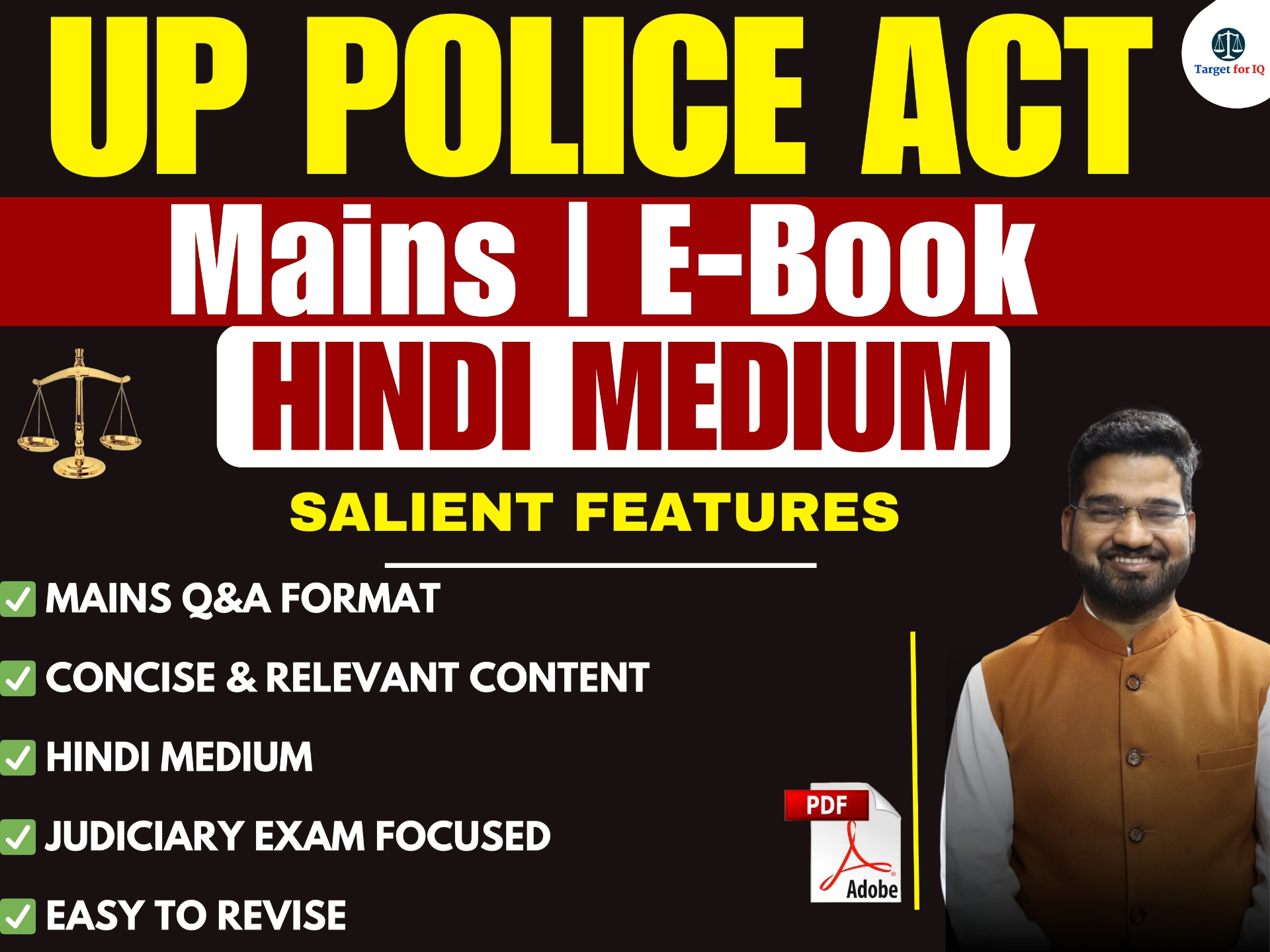 UP Police Act for Mains | E-Book | Hindi Medium