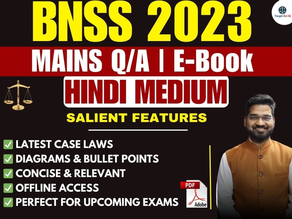 BNSS | Mains | Question–Answers | Handwritten Notes | Hindi