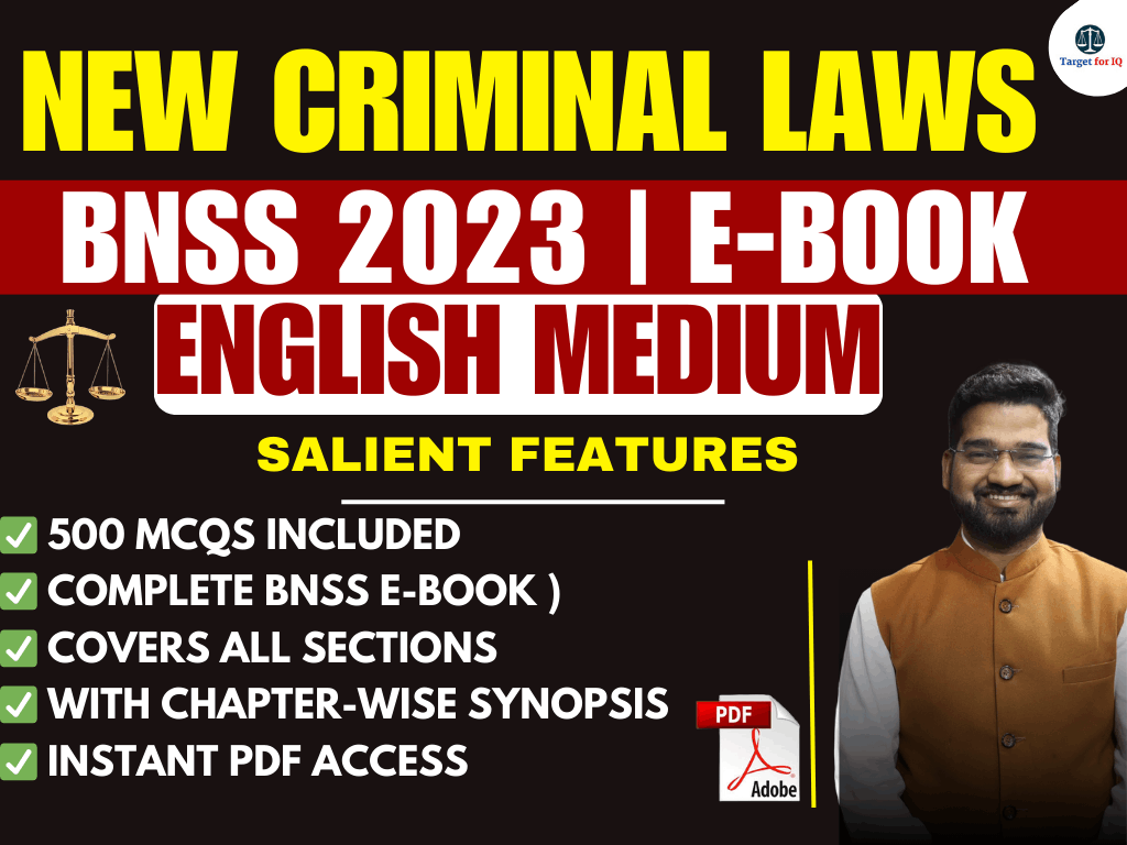 BNSS | Prelims Exam | English Medium | E-Book