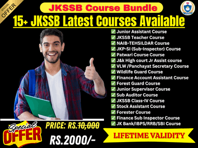 JKSSB Course Bundle