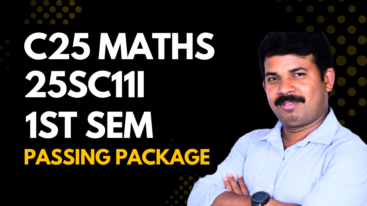 C25 NEW MATHS 25SC11I