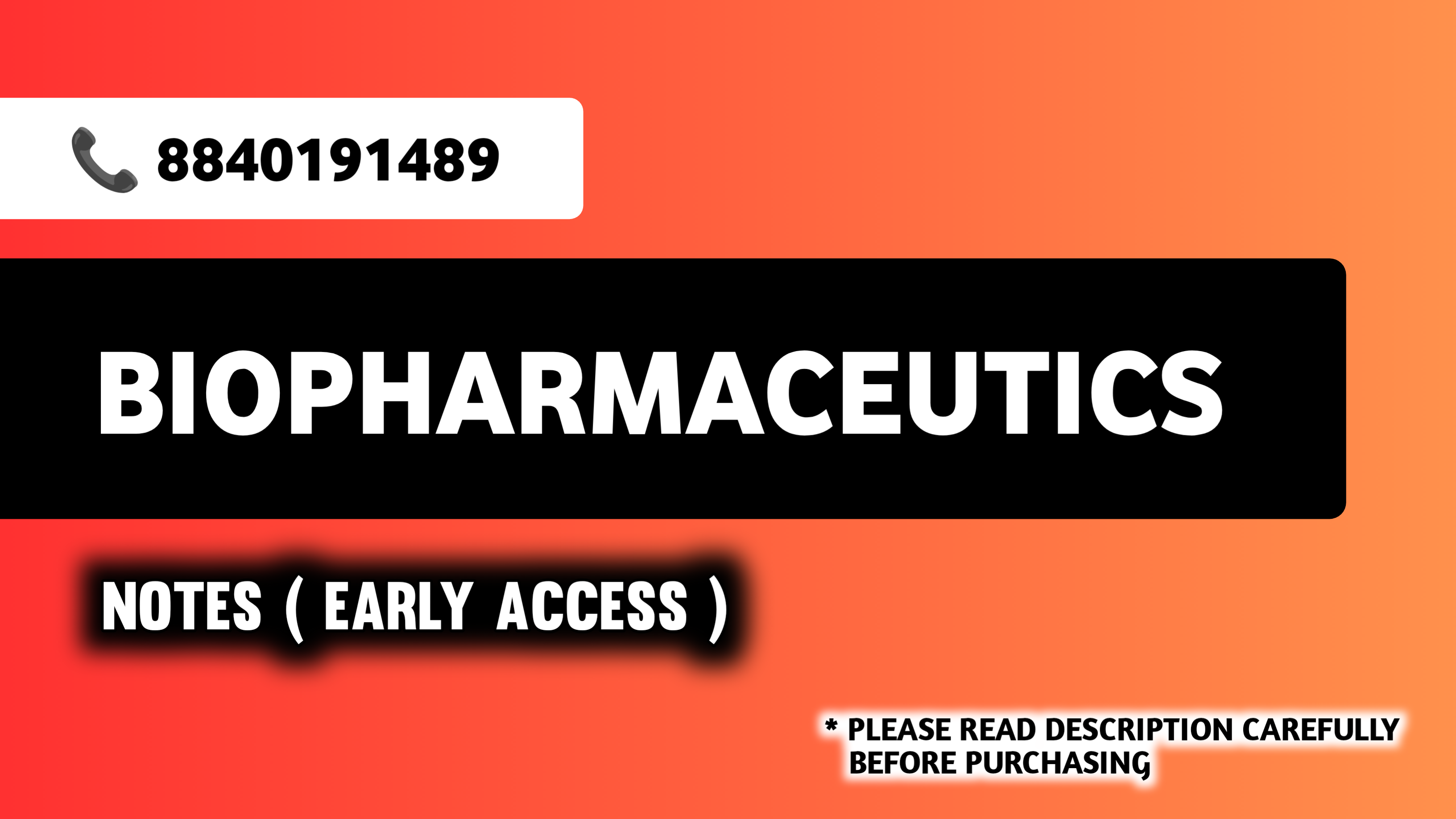 Biopharmaceutics ( Notes )