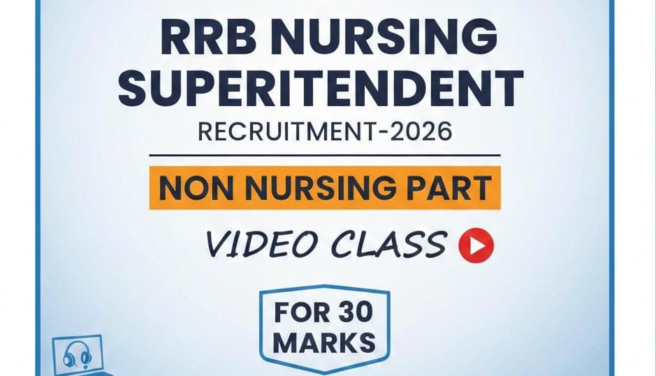 RRB NON NURSING CLASS
