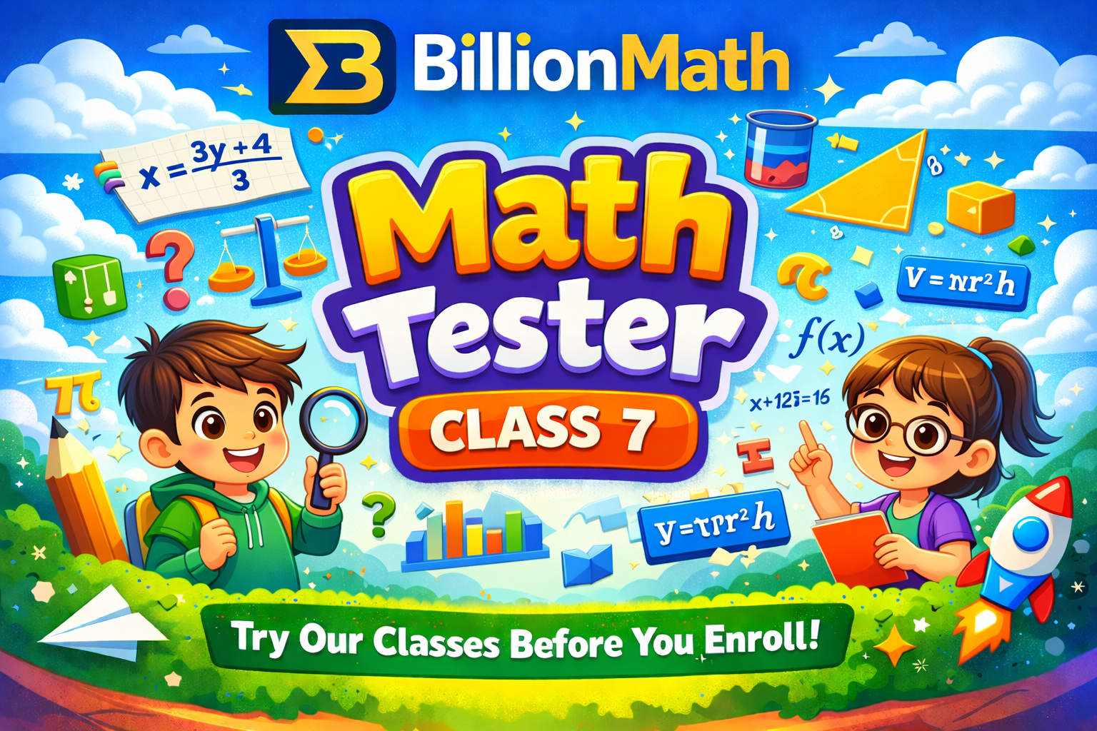 Math Tester - Class 7
