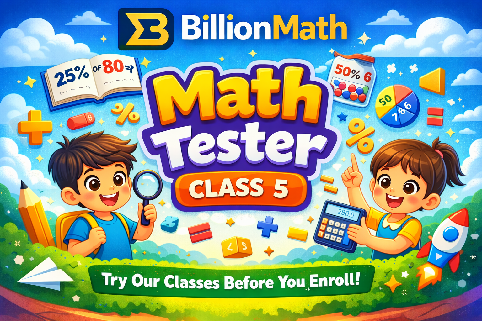 Math Tester - Class 5