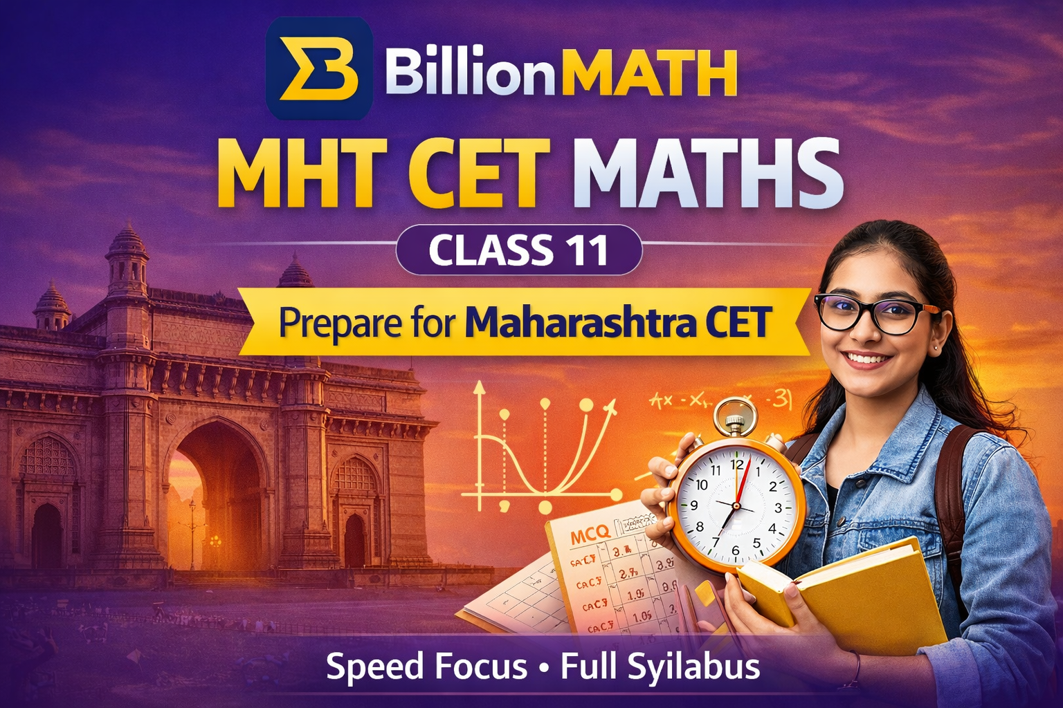 MHT CET Maths – Class 11