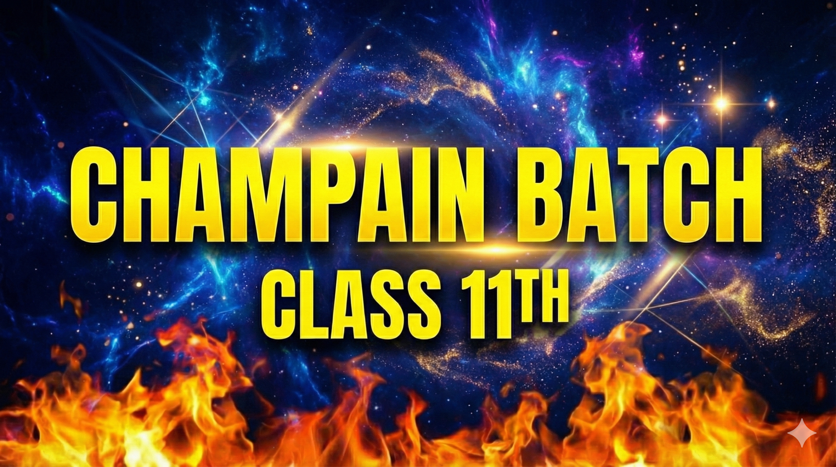 Champions Batch (Class - 11th)