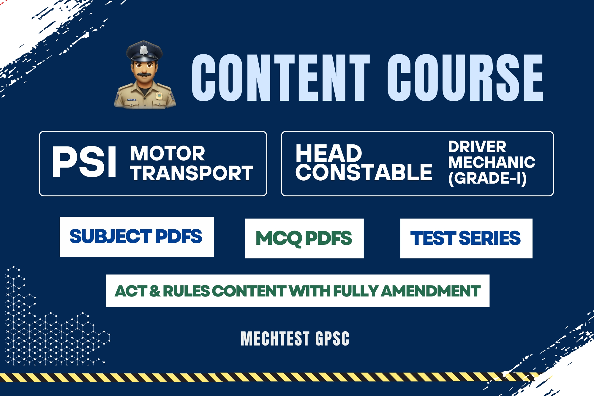 CC: PSI MT & HEAD CONSTABLE Driver Mechanic