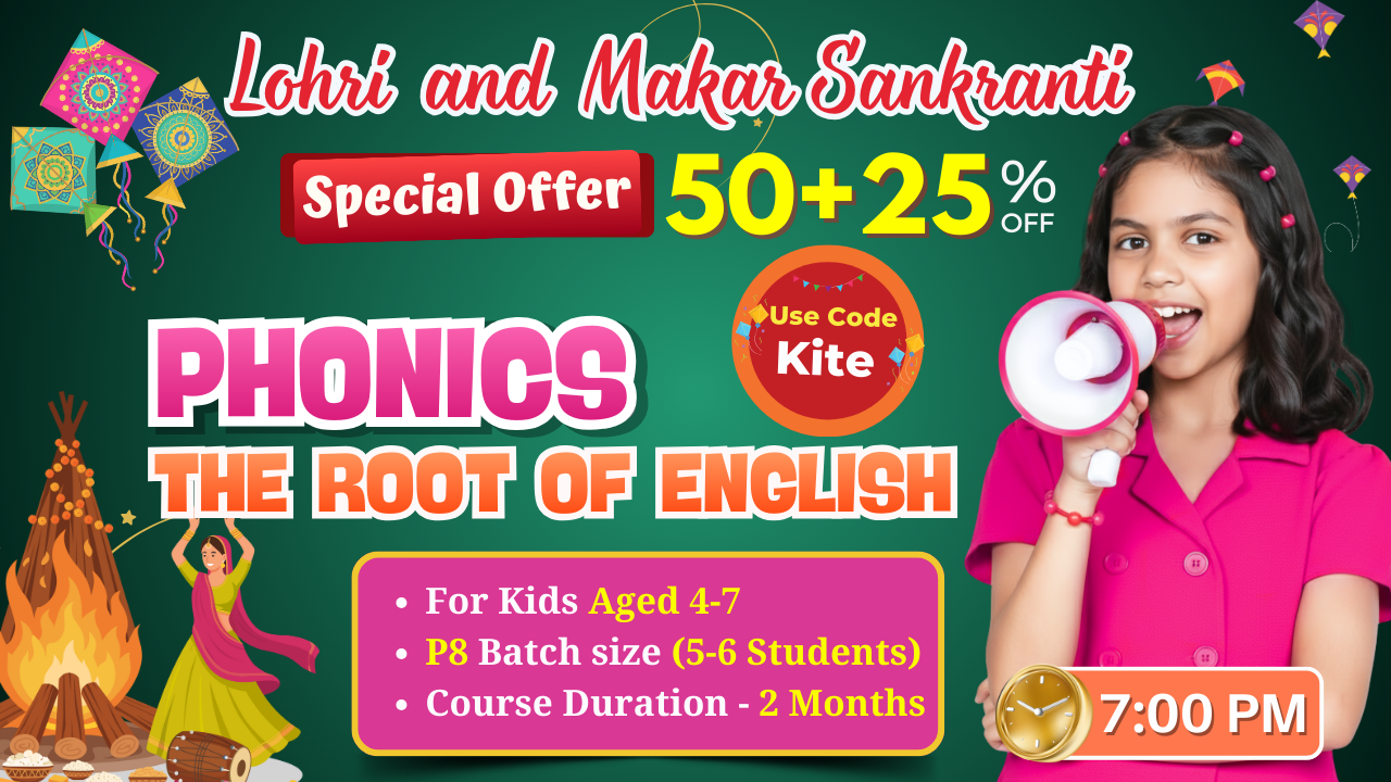  2-Month Phonetics Course on Zoom (P8 = 4-7 Year) 7:00 PM