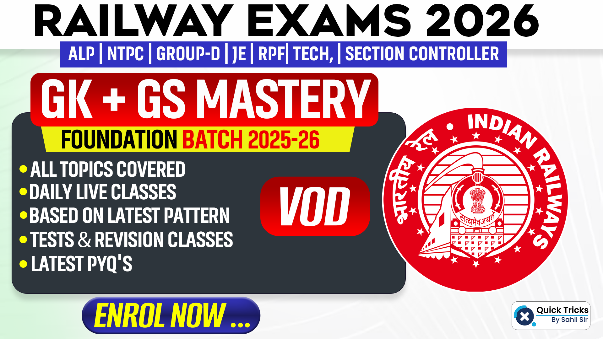 GK + GS Foundation Mastery Batch
