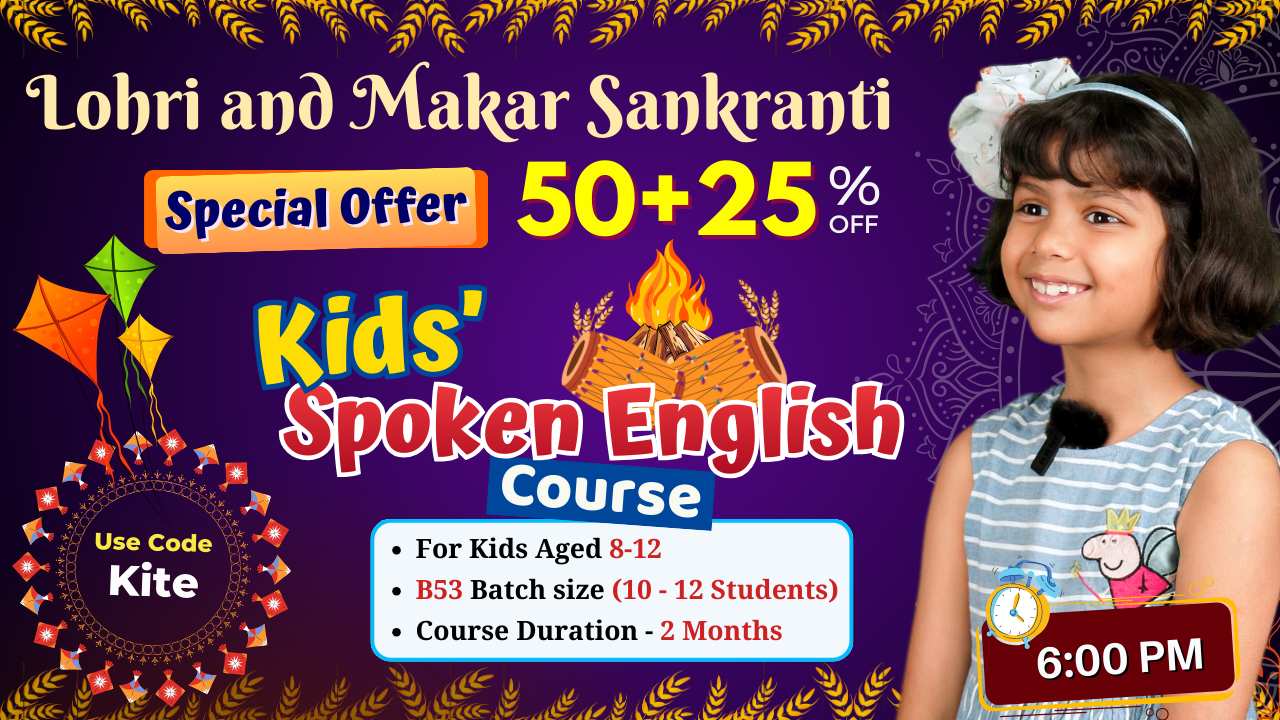 Kids English Pro ~ (B53 = 8-12)  6:00 PM