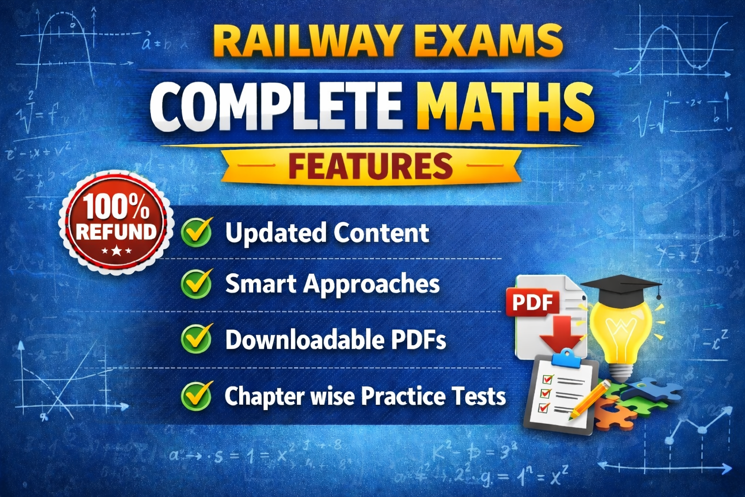 ARITHMETIC & PURE MATHS(RAILWAY EXAMS)