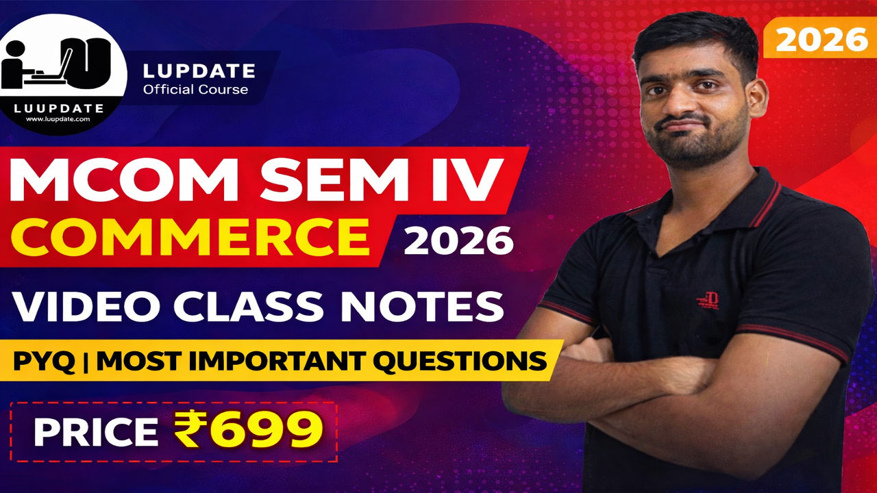 MCOM SEM IV COMMERCE 