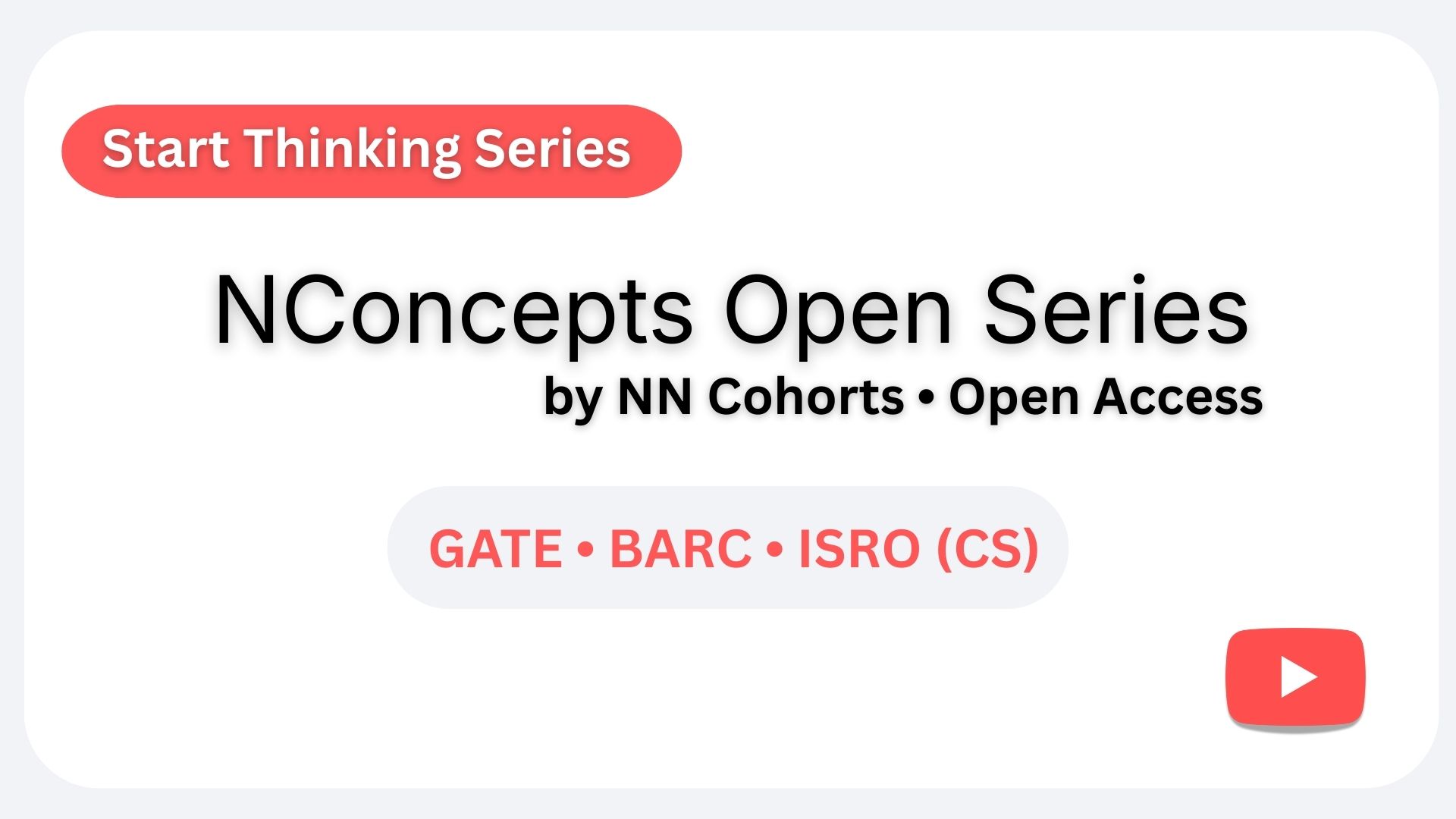 NConcepts Open Series (YouTube)