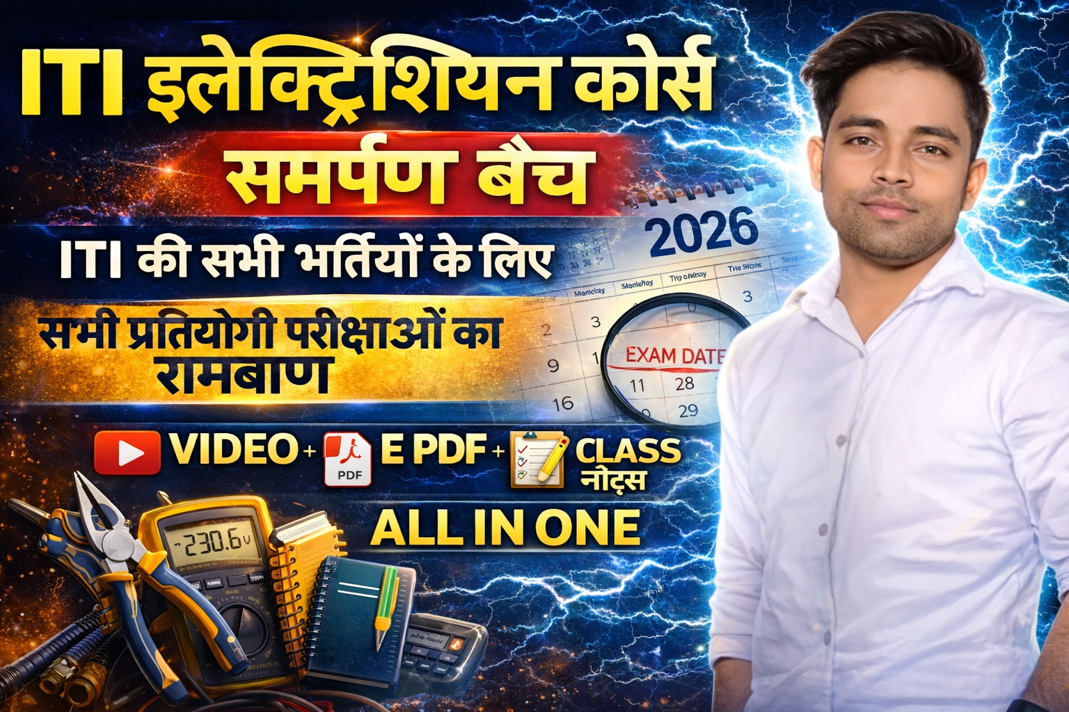 इलेक्ट्रिशियन थ्योरी समर्पण  (ALL IN ONE)