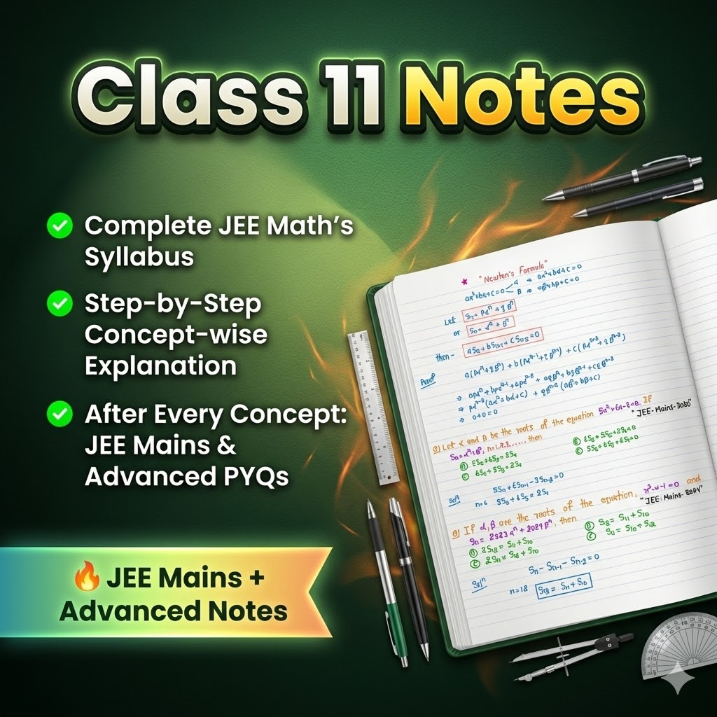 Class 11th Maths Complete Handwritten Notes